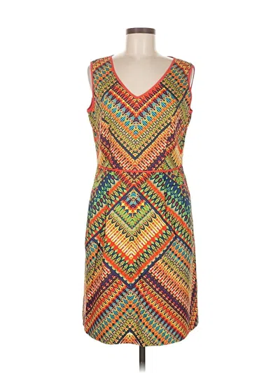 Pre-owned Ellen Tracy Casual Dress In Orange