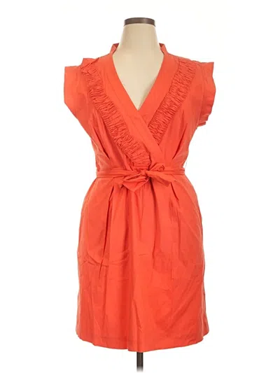 Pre-owned Ellen Tracy Casual Dress In Orange