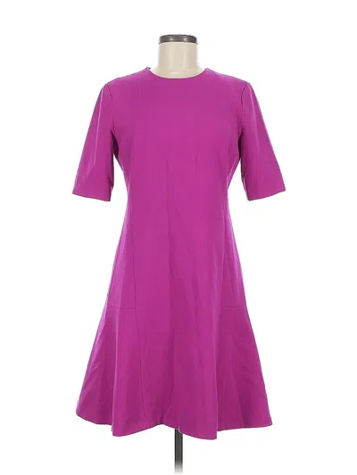 Pre-owned Ellen Tracy Casual Dress In Purple