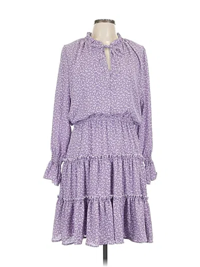 Pre-owned Ellen Tracy Casual Dress In Purple