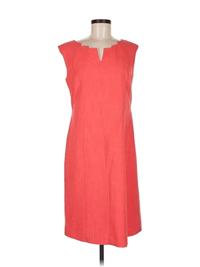 Pre-owned Ellen Tracy Casual Dress In Red