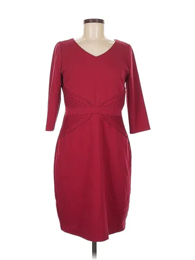 Pre-owned Ellen Tracy Casual Dress In Red
