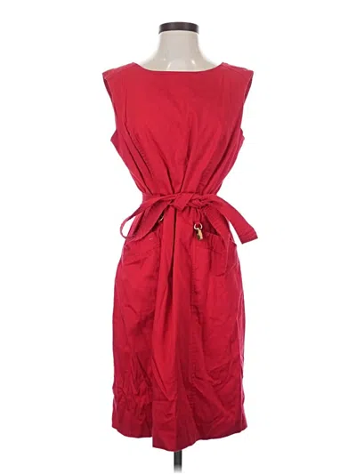 Pre-owned Ellen Tracy Casual Dress In Red