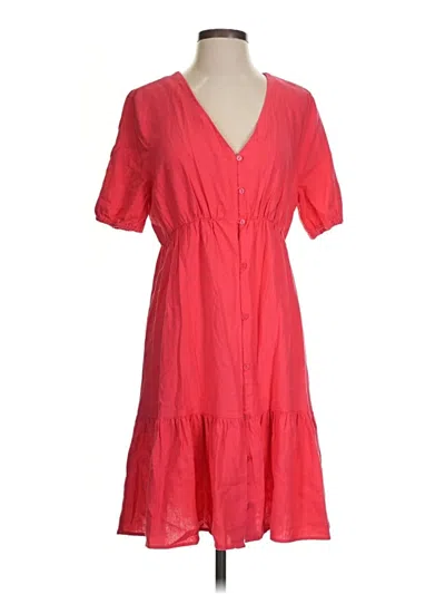 Pre-owned Ellen Tracy Casual Dress In Red