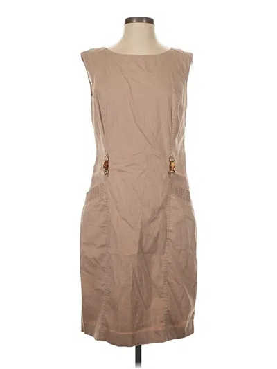 Pre-owned Ellen Tracy Casual Dress In Tan