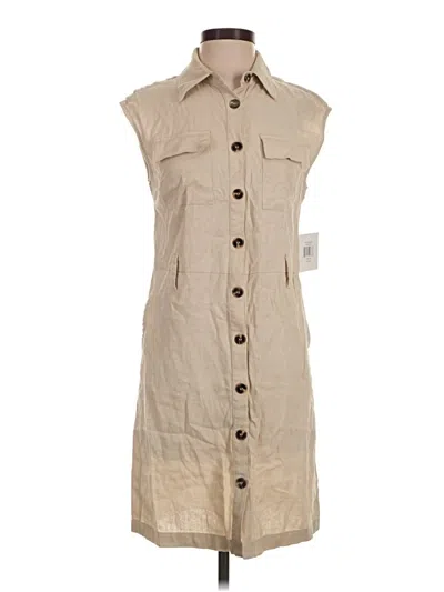 Pre-owned Ellen Tracy Casual Dress In Tan
