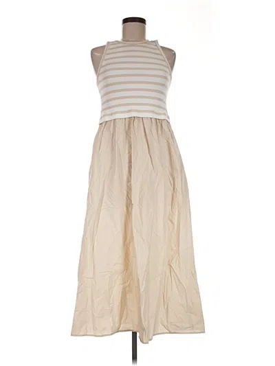 Pre-owned Ellen Tracy Casual Dress In Tan