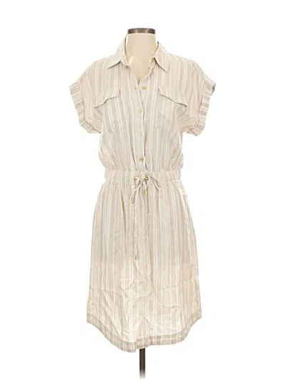 Pre-owned Ellen Tracy Casual Dress In White