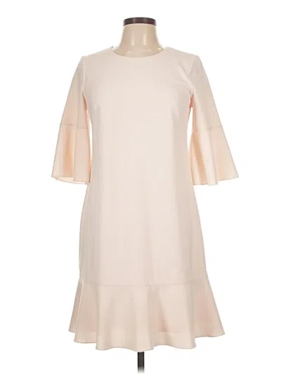 Pre-owned Ellen Tracy Casual Dress In White