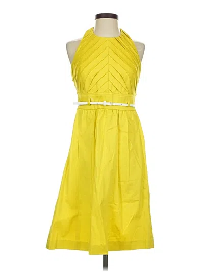Ellen Tracy Casual Dress In Yellow