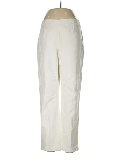 Pre-owned Ellen Tracy Casual Pants In Ivory