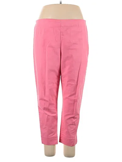 Pre-owned Ellen Tracy Casual Pants In Pink