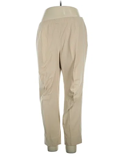 Pre-owned Ellen Tracy Casual Pants In Tan