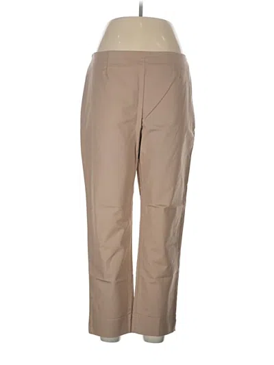 Pre-owned Ellen Tracy Casual Pants In Tan