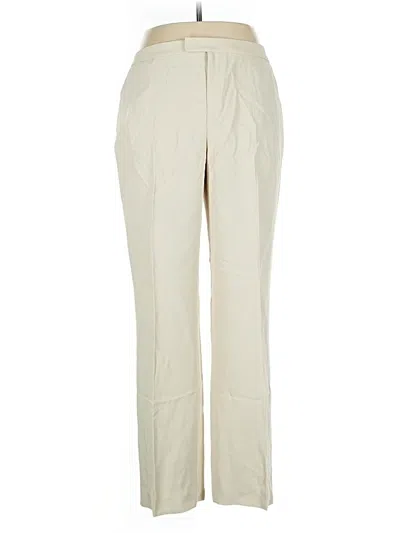 Pre-owned Ellen Tracy Casual Pants In White