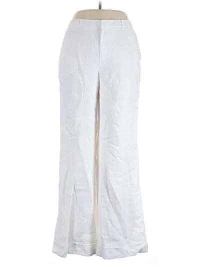 Pre-owned Ellen Tracy Casual Pants In White