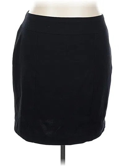 Pre-owned Ellen Tracy Casual Skirt In Black