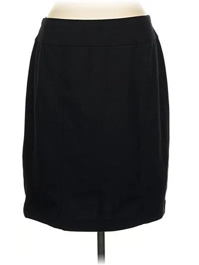 Pre-owned Ellen Tracy Casual Skirt In Black