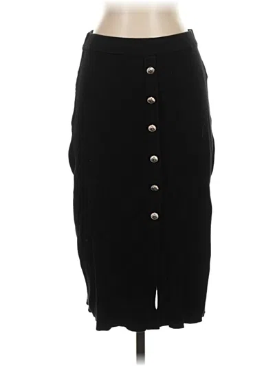 Pre-owned Ellen Tracy Casual Skirt In Black