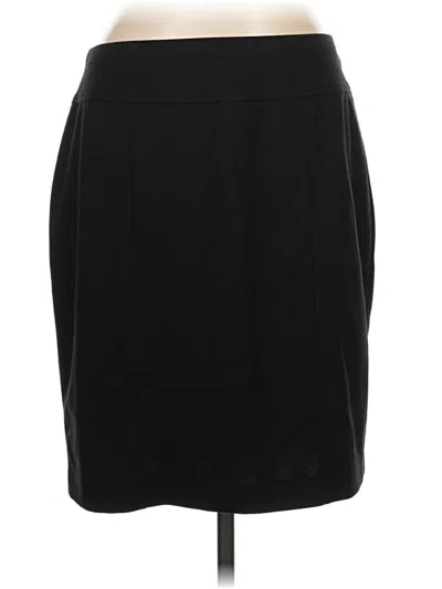 Pre-owned Ellen Tracy Casual Skirt In Black