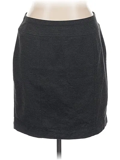 Pre-owned Ellen Tracy Casual Skirt In Gray