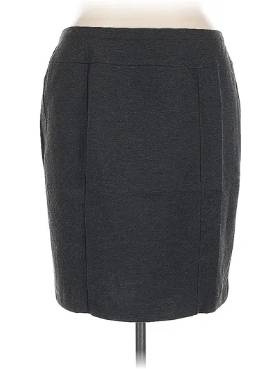 Pre-owned Ellen Tracy Casual Skirt In Gray