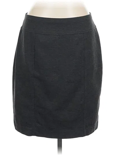 Pre-owned Ellen Tracy Casual Skirt In Gray