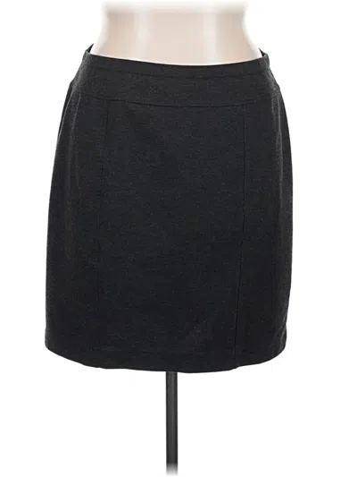 Pre-owned Ellen Tracy Casual Skirt In Gray
