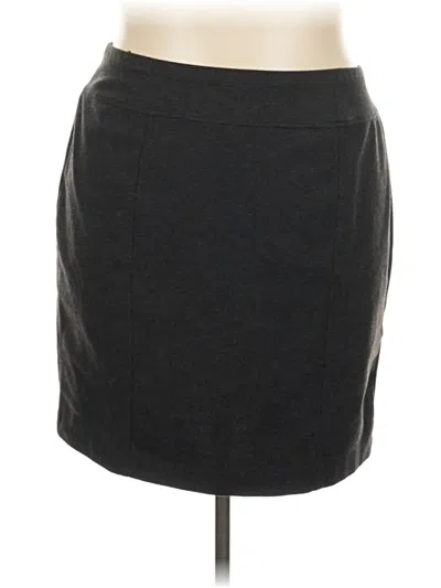 Pre-owned Ellen Tracy Casual Skirt In Gray