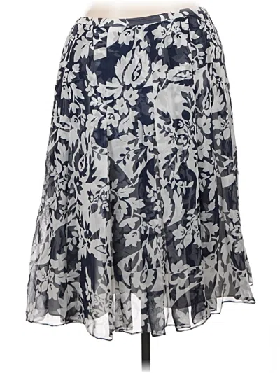 Pre-owned Ellen Tracy Casual Skirt In Gray