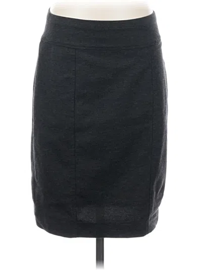 Pre-owned Ellen Tracy Casual Skirt In Gray