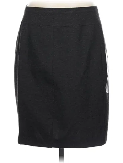 Pre-owned Ellen Tracy Casual Skirt In Gray