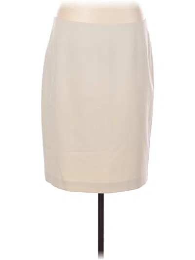 Pre-owned Ellen Tracy Casual Skirt In Ivory
