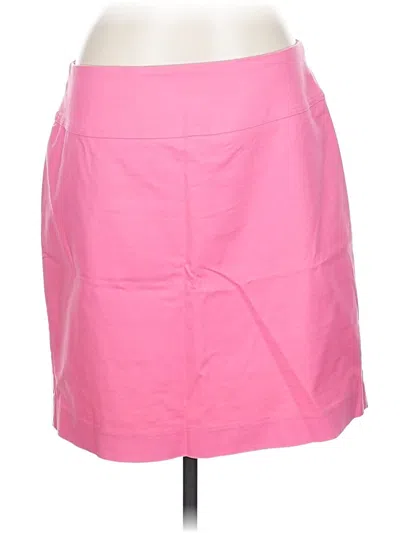Pre-owned Ellen Tracy Casual Skirt In Pink