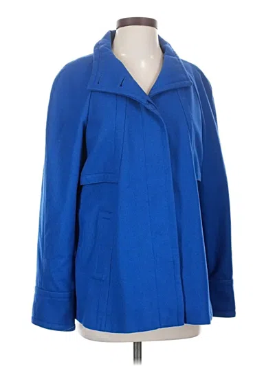 Pre-owned Ellen Tracy Coat In Blue