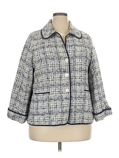 Pre-owned Ellen Tracy Coat In Blue