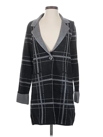 Pre-owned Ellen Tracy Coat In Gray