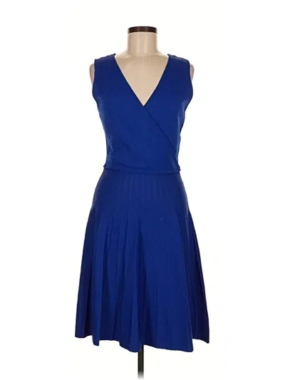 Pre-owned Ellen Tracy Cocktail Dress In Blue