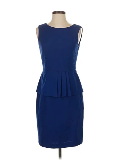 Pre-owned Ellen Tracy Cocktail Dress In Blue