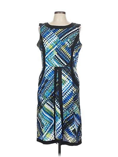 Pre-owned Ellen Tracy Cocktail Dress In Blue