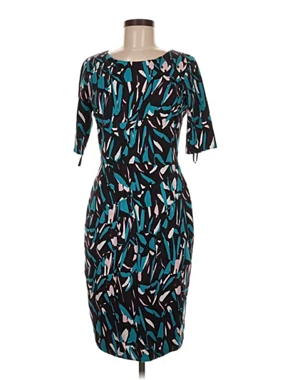 Pre-owned Ellen Tracy Cocktail Dress In Blue