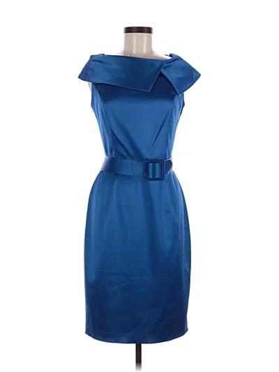 Pre-owned Ellen Tracy Cocktail Dress In Blue