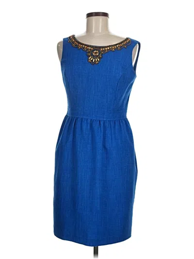 Pre-owned Ellen Tracy Cocktail Dress In Blue