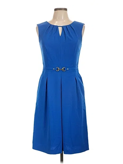 Pre-owned Ellen Tracy Cocktail Dress In Blue