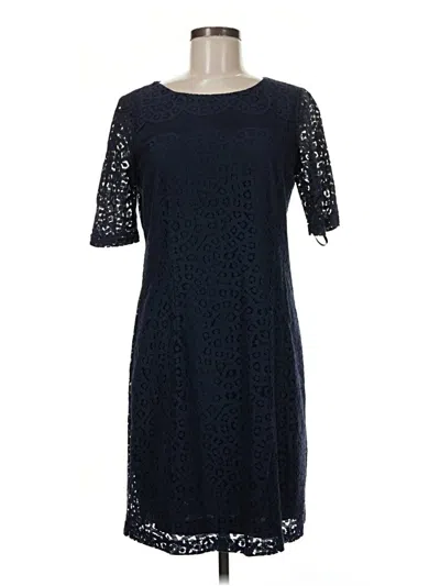 Pre-owned Ellen Tracy Cocktail Dress In Blue