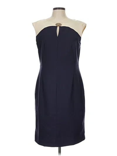 Pre-owned Ellen Tracy Cocktail Dress In Blue