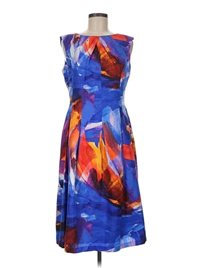 Pre-owned Ellen Tracy Cocktail Dress In Blue