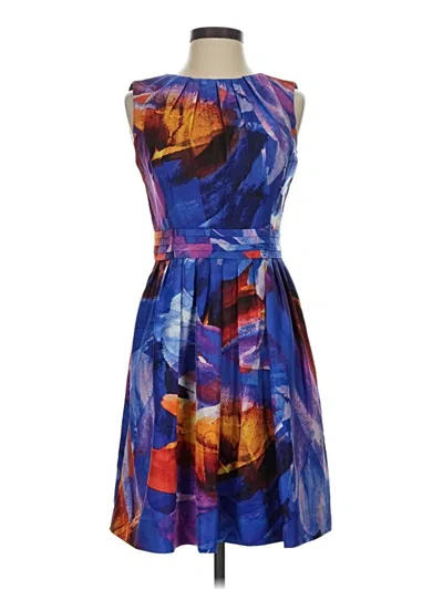 Pre-owned Ellen Tracy Cocktail Dress In Blue