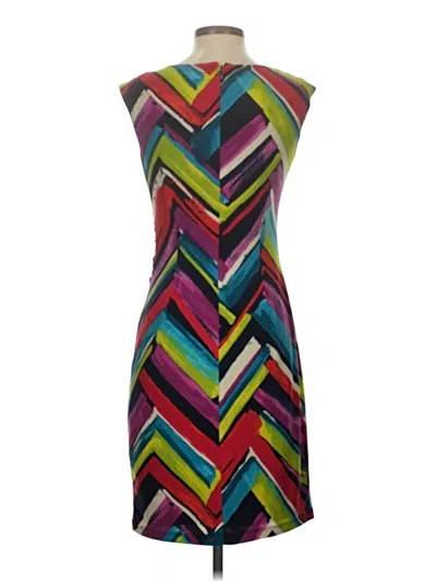 Pre-owned Ellen Tracy Cocktail Dress In Burgundy