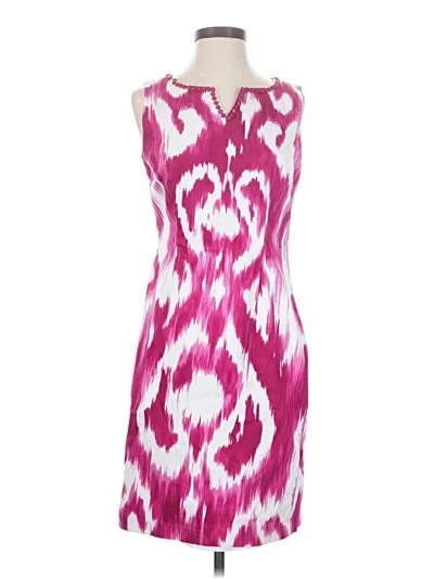 Pre-owned Ellen Tracy Cocktail Dress In Pink